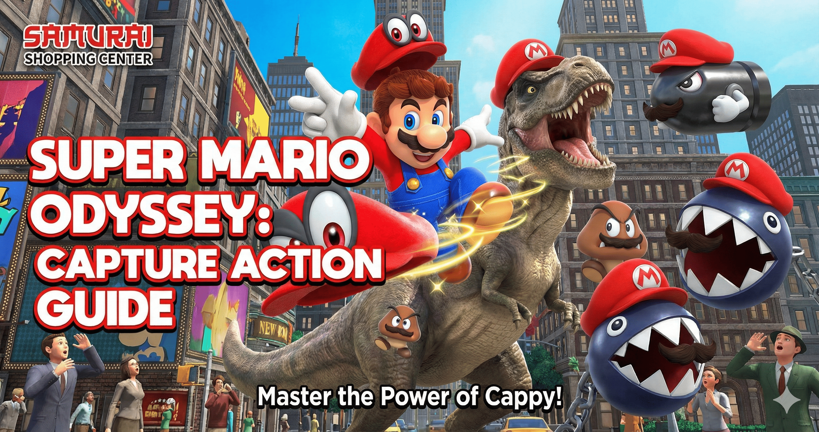 Super Mario Odyssey's Hat Action 'Capture' | Otaku Senpai Figure Studio